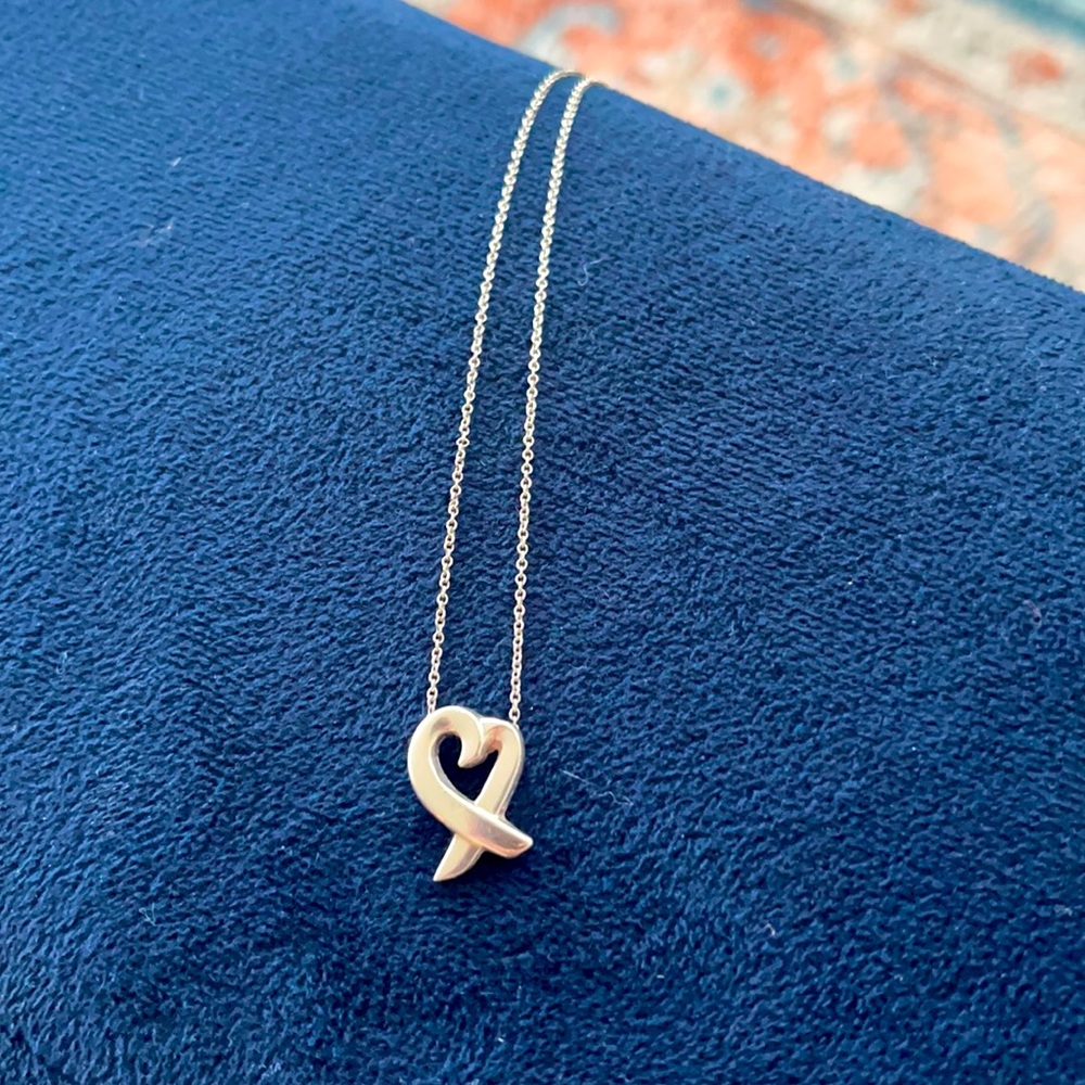 Tiffany Paloma Picasso loving heart pendant